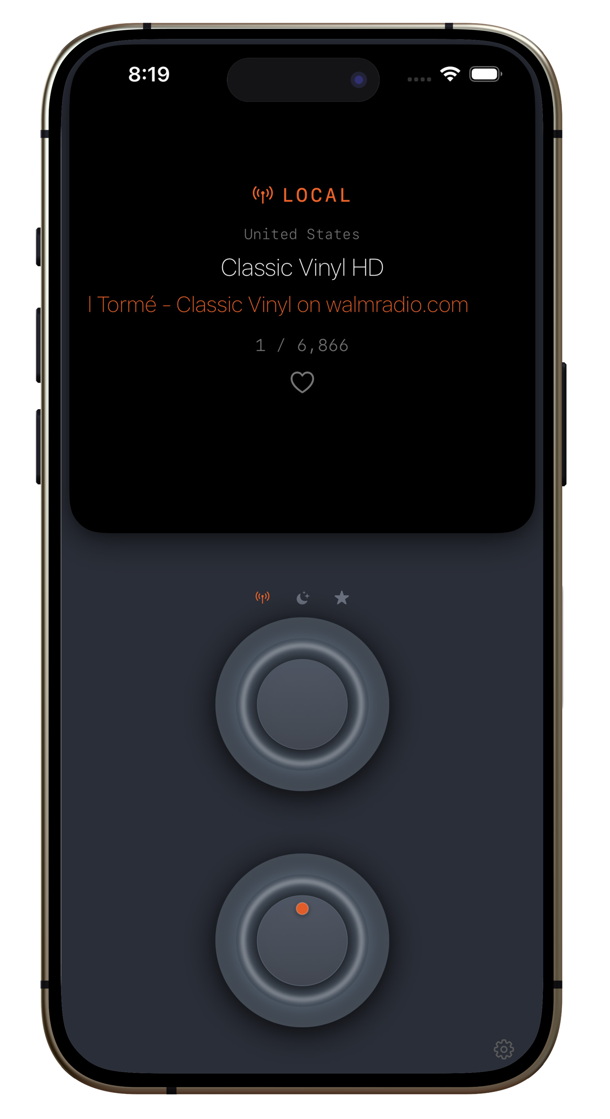Midnight Radio app screenshot